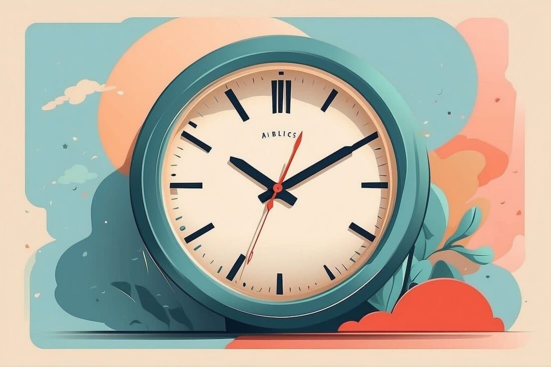 Clock symbolizing the importance of time