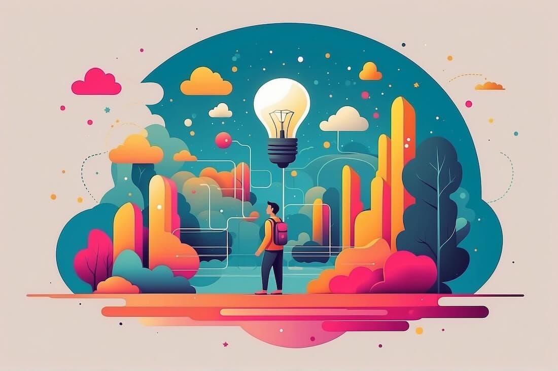 Idea generation concept visualization