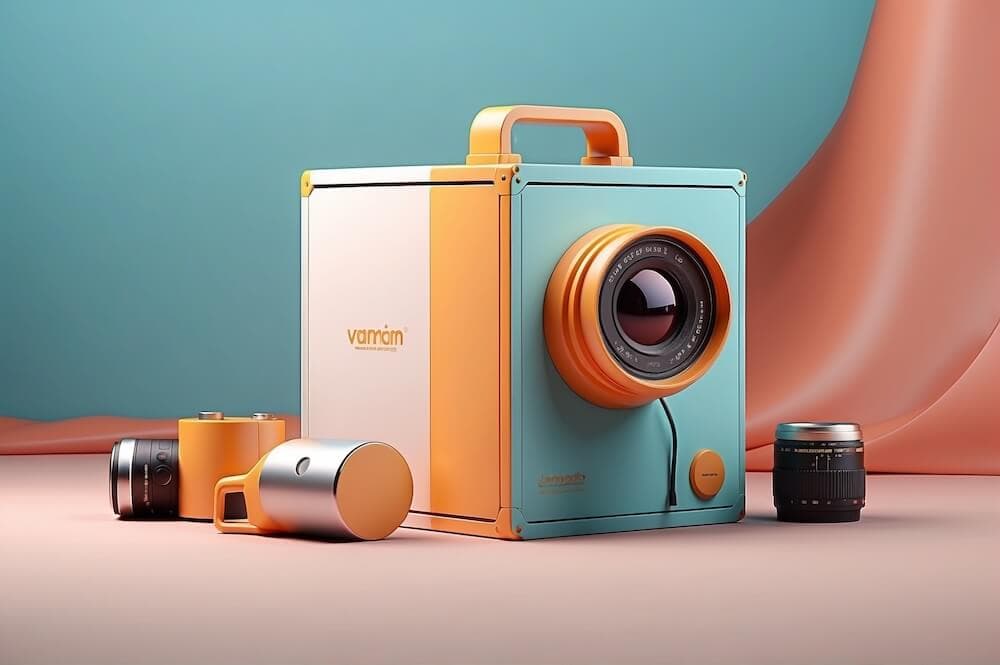 Camera product showcasing market differentiation example